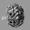 Zinc Alloy European Beads, Drum, plated Approx 5mm 