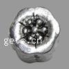 Zinc Alloy European Beads, Flower, plated, without troll Approx 3mm 
