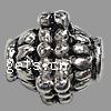 Zinc Alloy Jewelry Beads, Bicone, plated cadmium free Approx 1.5mm 
