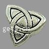 Zinc Alloy European Beads, Triangle, plated Approx 5mm, Approx 