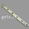 Iron Spacer Bar, Rectangle, plated, multi-strand Approx 2mm 
