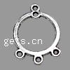Zinc Alloy Chandelier Components, Donut, plated, 1/3 loop cadmium free Approx 1mm 