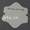 Ohrring Anzeige Karte, Kunststoff, Blume, 85x75x0.5mm, ca. 1000PCs/Tasche, verkauft von Tasche
