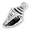 Sterling Silver Pendants, 925 Sterling Silver, with Shell, Shell, plated 