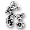 Sterling Silver Tool Pendants, 925 Sterling Silver, Bike, plated 