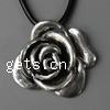 Zinc Alloy Flower Pendants, plated, layered, nickel, lead & cadmium free Approx 