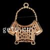 Brass Chandelier Component, Garment, plated, 1/2 loop cadmium free Approx 1.5mm 