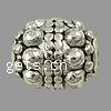 Zinc Alloy Jewelry Beads, Drum, plated cadmium free Approx 2mm 