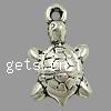 Zinc Alloy Animal Pendants, Turtle, plated Approx 1.5mm 