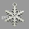 Zinc Alloy Christmas Pendants, Snowflake, plated, Christmas jewelry cadmium free Approx 1mm 