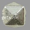 Zinc Alloy Nugget Beads, Cube, plated Approx 1.5mm 