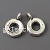 Zinc Alloy Bail Beads, Donut, plated Approx 4mm, Approx 