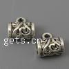Zinc Alloy Bail Beads, Tube, plated Approx 5mm, Approx 