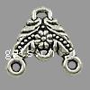 Zinc Alloy Chandelier Components, plated, 1/2 loop cadmium free Approx 1.5mm 