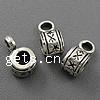Zinc Alloy Bail Beads, Tube, plated Approx 4mm, Approx 