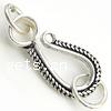 Sterling Silver Hook and Eye Clasp, 925 Sterling Silver Approx 6mm 