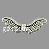 Zinc Alloy Angel Wing Beads, plated Approx 1mm 