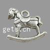 Zinc Alloy Animal Pendants, Horse, plated Approx 2mm 