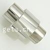 Round Stainless Steel Magnetic Clasp, 316 Stainless Steel, Tube, plated, Customized Approx 4mm 