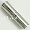 Stainless Steel Bayonet Clasp, Tube, plated Approx 4mm 