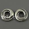Zinc Alloy Linking Ring, Round, plated, hammered Approx 1mm, Approx 