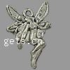 Character Shaped Zinc Alloy Pendants, Fairy cadmium free Approx 0.5mm, Approx 