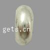 Perles European en alliage de zinc, beignet, Placage, plus de couleurs à choisir Environ 6mm, Vendu par kg