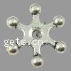 Zinc Alloy Spacer Beads, Flower, plated nickel, lead & cadmium free Approx 2mm 