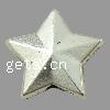 Zink Legierung Sterne Perlen, Zinklegierung, plattiert, keine, 10x3mm, Bohrung:ca. 1mm, verkauft von kg