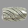 Zinc Alloy Tube Beads, plated cadmium free Approx 2mm 