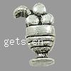 Bijoux de perles en alliage de Zinc Environ 2mm, Vendu par kg