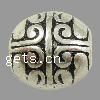 Zinc Alloy Jewelry Beads, Drum, plated Approx 0.5mm 