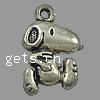 Zinc Alloy Animal Pendants, Dog, plated Approx 1.5mm, Approx 