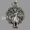 Zinc Alloy Animal Pendants, Peacock, plated Approx 2mm, Approx 