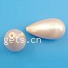 Half Drilled South Sea Shell Beads, Teardrop, half-drilled nickel, lead & cadmium free, Grade A Approx 1.2mm 