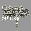 Zinc Alloy Animal Pendants, Dragonfly, plated Approx 2.5mm, Approx 
