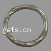 Zinc Alloy Linking Ring, Donut, plated, hammered Approx 17mm, Approx 