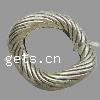 Zinc Alloy Linking Ring, Nuggets, plated, textured & twist Approx 10mm, Approx 