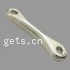 Zinc Alloy Connector Bar, plated, 1/1 loop cadmium free Approx 1.5mm, Approx 