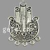 Zinc Alloy Chandelier Components, plated, 1/5 loop cadmium free Approx 1.5mm, Approx 