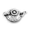 Sterling Silver Tool Pendants, 925 Sterling Silver, Teapot, plated 