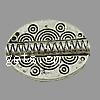 Zinc Alloy Flat Beads, Oval, plated Approx 2mm 