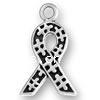 Sterling Silver Message Pendant, 925 Sterling Silver, Ribbon, plated 