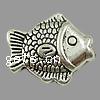Zinc Alloy Animal Beads, Fish, plated Approx 1mm 