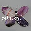 Gemstone Cabochons, with Crystal, Butterfly, with rhinestone 