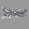 Animal Zinc Alloy Connector, Dragonfly, plated Approx 2mm, Approx 