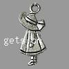Character Shaped Zinc Alloy Pendants, Girl, plated Approx 2mm, Approx 