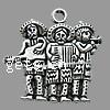 Character Shaped Zinc Alloy Pendants, plated Approx 2mm, Approx 