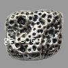 Zinc Alloy Nugget Beads, Rectangle, plated Approx 1.5mm, Approx 