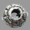 Zinc Alloy Large Hole Beads, Drum, plated Approx 3mm, Approx 